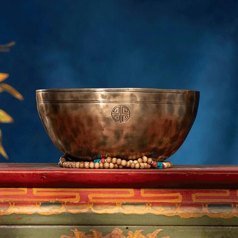 Nepal Handmade Singing Bowl Thickened Full Moon Sound Bowl Meditation Yoga Tibetan Singing Bowls Sound Healing Instruments Gifts