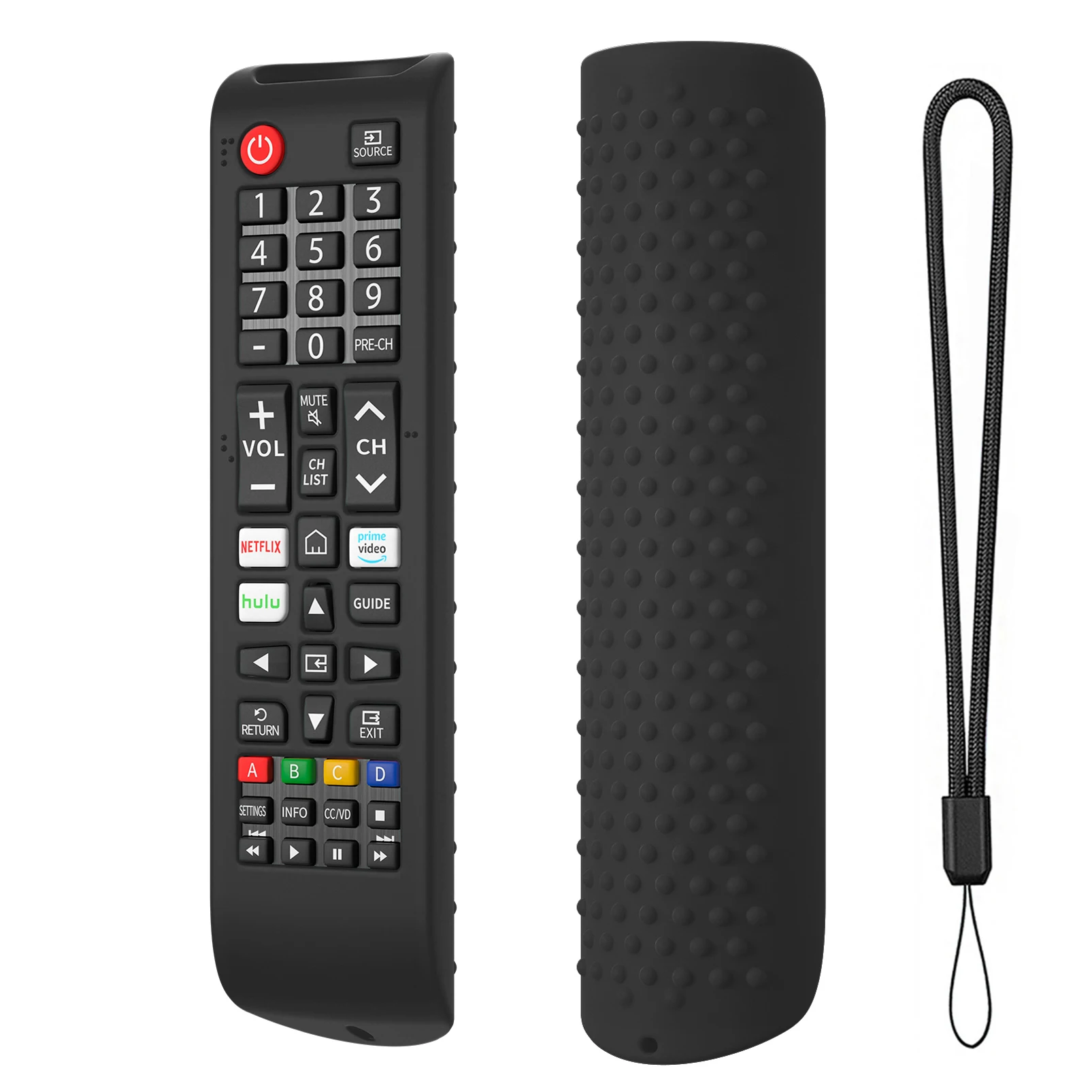 Étui de protection en silicone anti-dérapant étui à distance protecteur contrôleur manchon peau pour Samsung Smart TV télécommande BN59-01315A 01315B