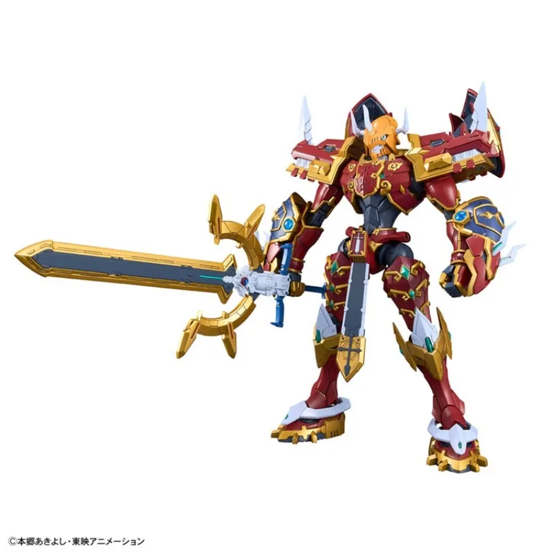 Bandai Original Digimon Adventure Anime Figure-rise Standard FRS KAISERGREYMON Action Figure Mainan Perakitan Hadiah untuk Anak-anak