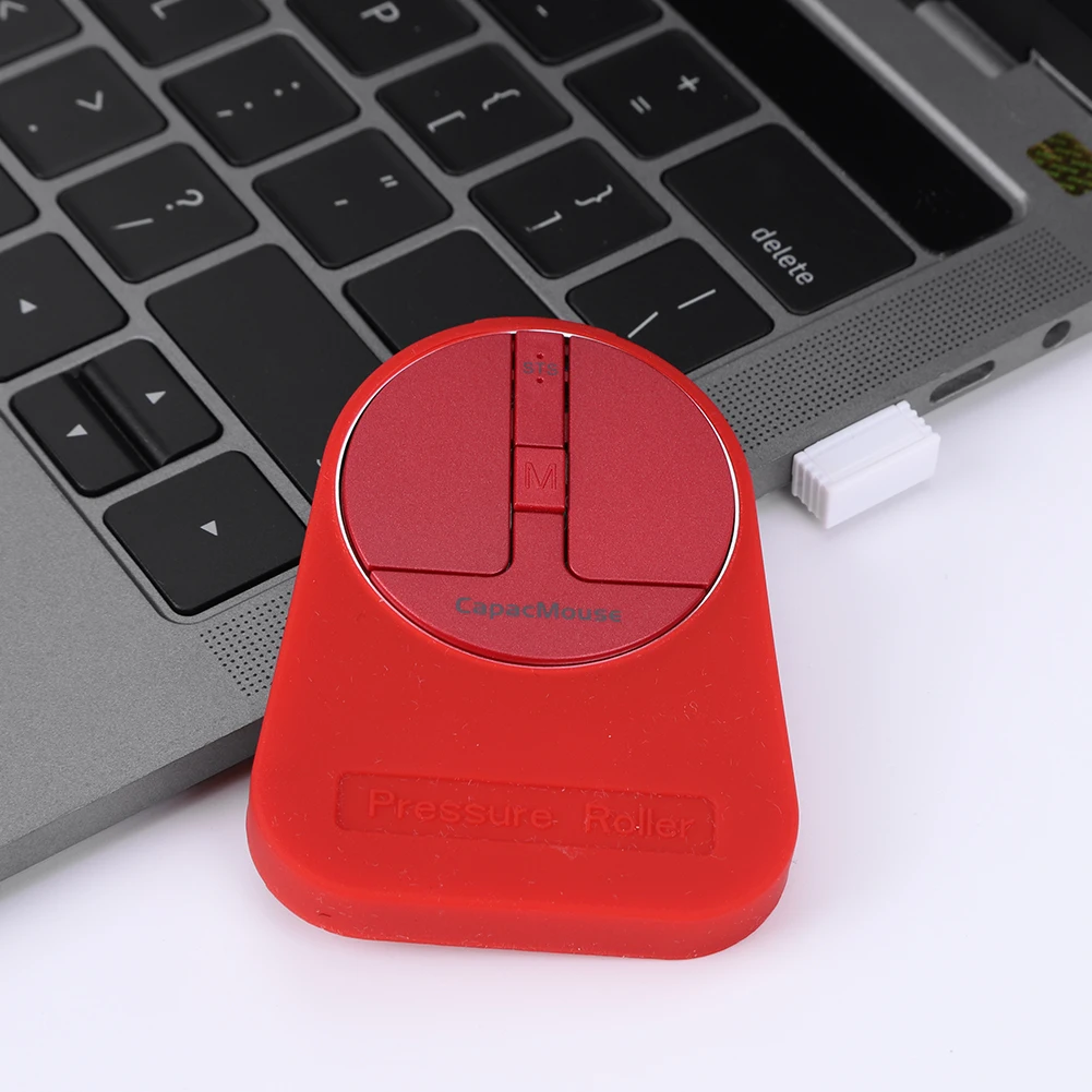 Ultra Thin Wireless Computer Mouse 3 Adjustable DPI Mini Capacitive Mouse Computer Mice with USB Receiver for Laptop PC Computer