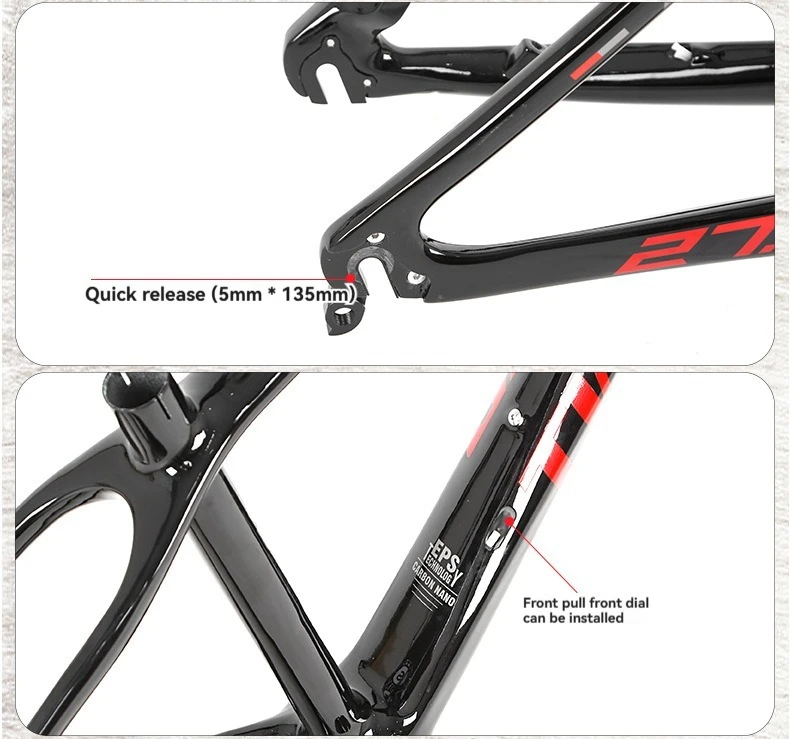 حار بيع ألياف الكربون إطار دراجة جبلية إطار دراجة من الكربون 29 بوصة الإطارات إطار MTB مع رافعة المحور من خلال للرجال