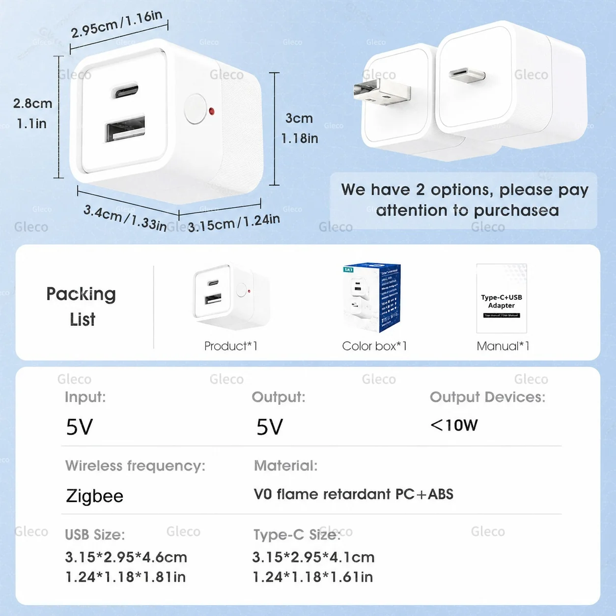 Zigbee USB-Adapter-Schalter 5V Mini TYPE-C USB-Stromadapter Smart Life Steuerung über Alexa Google Home Assistant TUYA 2MQTT Gateway – Detail 9