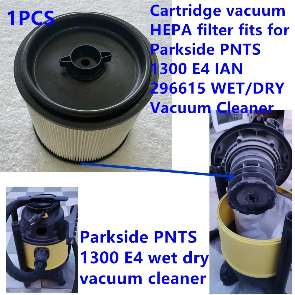 مُرشّح مُثالي لمرشحات البخار HEPA: vcfh لمكنسة كهربائية Parkside PNTS 1300 E4 IAN 296615