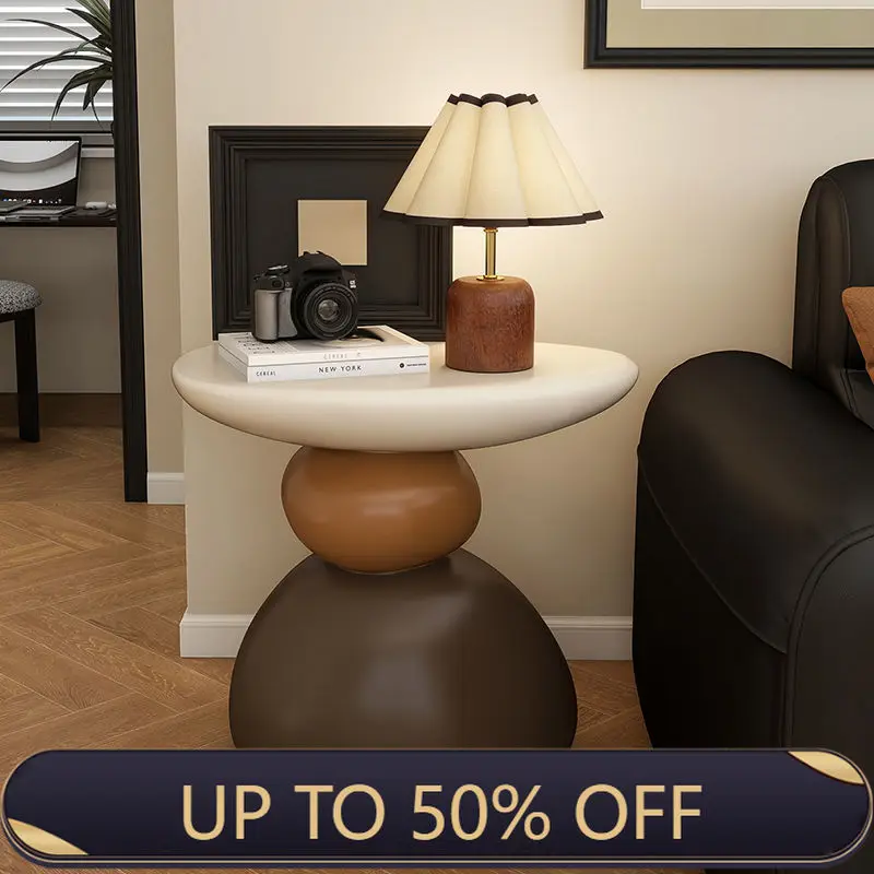Home Furniture Creative Stone Statue Side Table Home Decor Living Room Craft Tea Table Bedroom Bedside Tables Small Storage Rack
