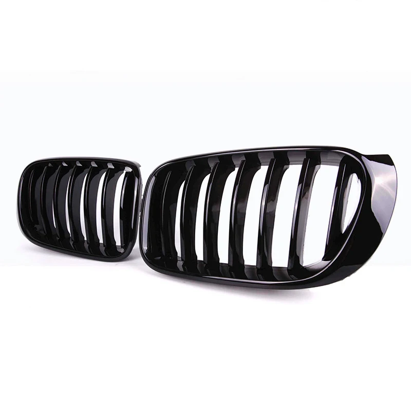 

1 Pair Gloss Black Front Bumper Kidney Grille For BMW X3 F25 X4 F26 2014 2015 2016 2017 1-Slat ABS Replacement Car Styling