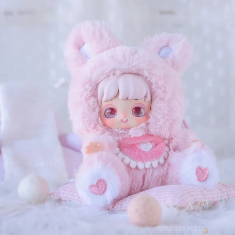 

Аутентичная Миана Маленькая Мина Добрыночный Кролик Друзья Слепая Коробка Милая Виниловая Кукла Рюкзак Подвеска Kawaii Настольный Орнамент Подарок