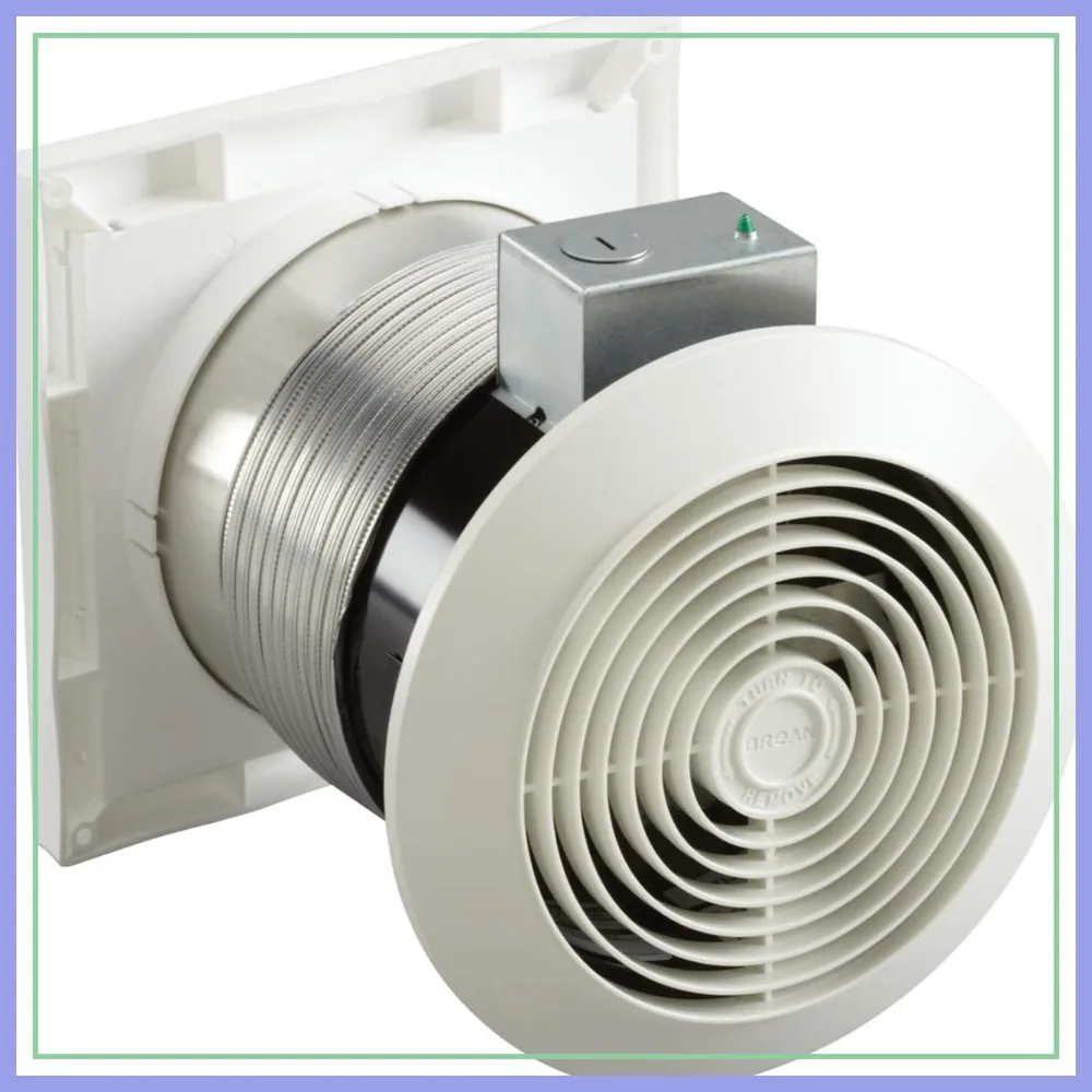 

6-Inch Through-the-Wall Ventilation Fan, 70 CFM, 6.0 Sones, White Cover