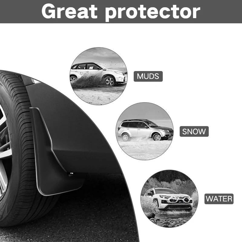 MudFlaps For Mercedes Benz GLB Class X247 2020-2023 Mudguards Mud Flaps Splash Guards Front Rear Wheels Fender Car Accessories