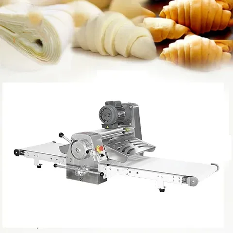 Portable Commercial Electric Reversible Folding Desktop Tabletop Machine Table Top Dough Sheeter for Croissant Pizza