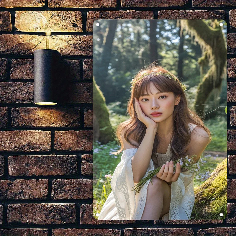 2D Flat, [2D Flat]2D Flat- 1pc Forest Fairy Art Picture Wall Hanging Living Room Bedroom Hallway Kitchen Decor Her Holiday Decor