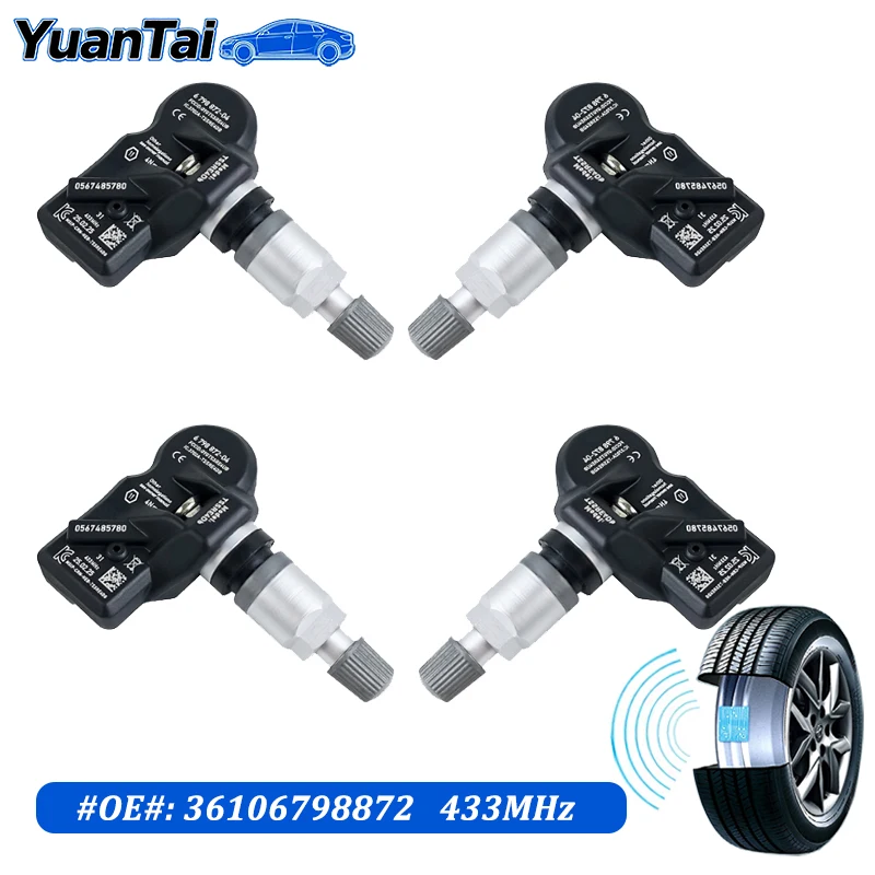 6798872 36106798872 مستشعر ضغط الإطارات TPMS لـ 2014 2015 2016 2017 2018 Rolls-Royce Dawn Ghost Wraith Alpina 6 B5 B6 D5 XD3