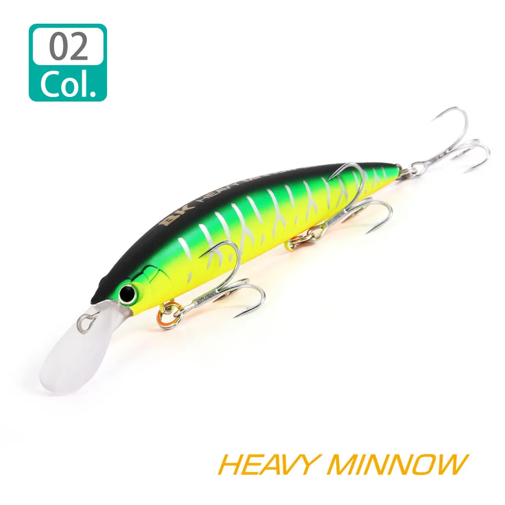 FSTK Neuer Schwer Sinkender Minnow 110S 37g 90S 28g 70S 16g Salzwasser Weitwurf-Angelköder Meeres-Kunstköder