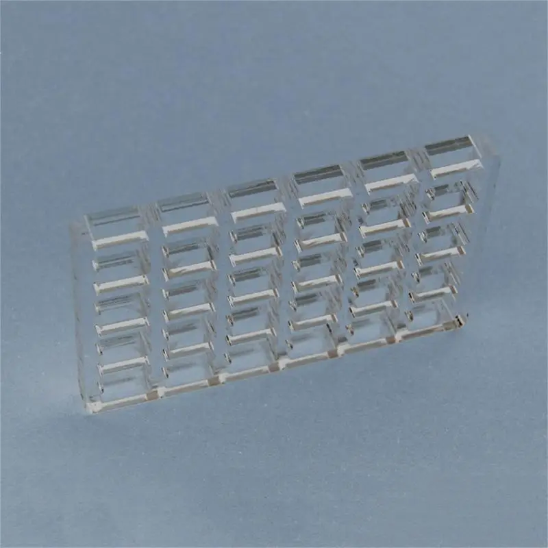 LX0B Switches Tester Base Acrylic Switches Tester Plate For Cherry MX Switches Storage