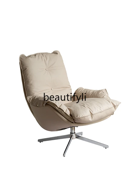 

Light luxury single leisure chair rotating sofa chair living room modern simple balcony lazy sofa