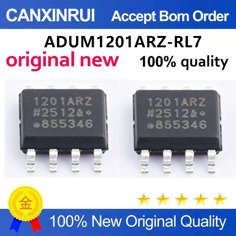 （5pcs-10pcs）Original genuine patch ADUM1201ARZ-RL7 SOIC-8 dual channel digital isolator IC chip