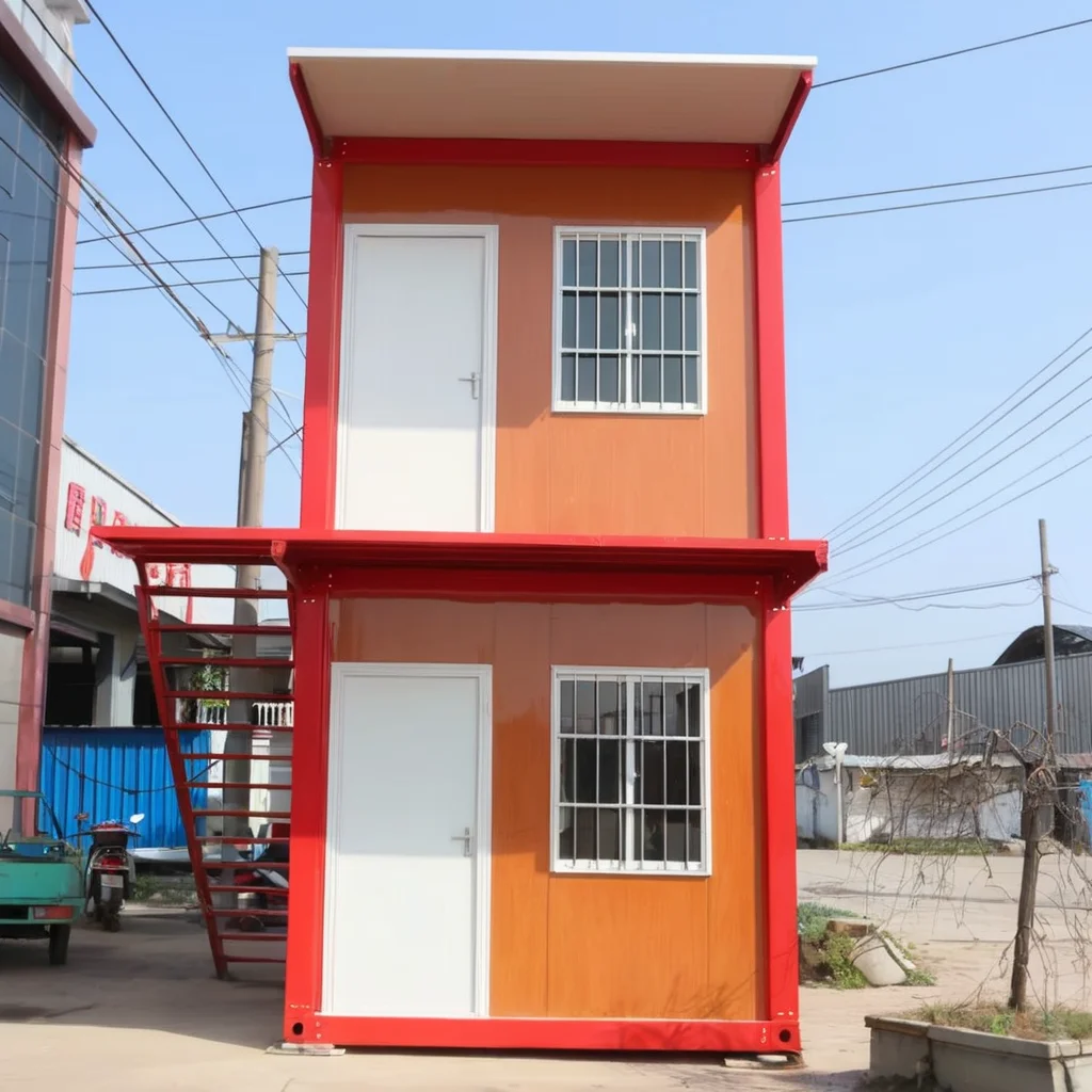 Hurricane Best Steel 2 Story Container House Double-story 30ft& 40ft Modular Prefabricated Container House