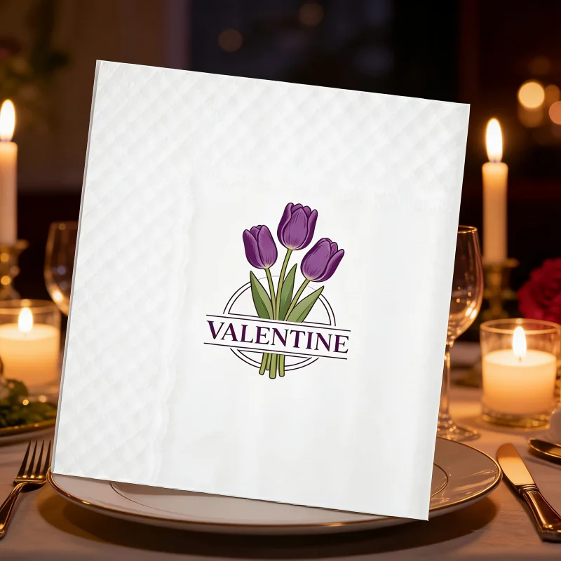 

Custom Personalized Baptism Napkins (50pcs) - Add Name & Photo | 3-Ply Paper Napkins for Christening & First Communion