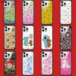 Wildflower 3D Wonderland Rabbit Phone Case for iPhone 16 15 14 13 12 17 Pro Max Plus Air Gemstone WF metal Logo Cover Funda