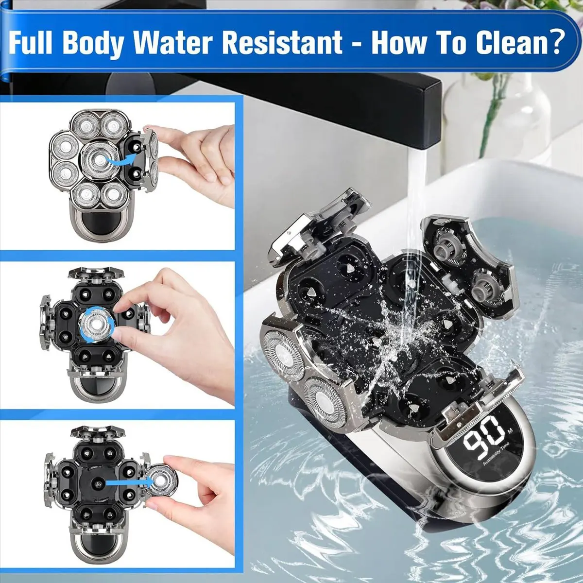 a73u-head-shaver-9d-electric-razor-ip67-waterproof-men's-rotary-head-beard-shaver-with-led-display-electric-shaver-for-men