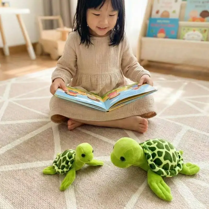 Neueste Eltern-Kind-Schildkröten-Puppe Kawaii Plüschtier Figur Cartoon Anime Niedliches Kinder-Geburtstags- und Feiertagsgeschenk – Detail 11