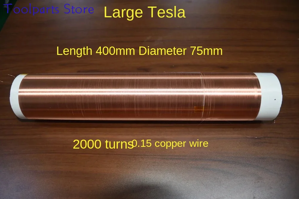 400mm 300mm 200mm 150mm Large Tesla Secondary High Voltage Coil Full Series Boost Coil