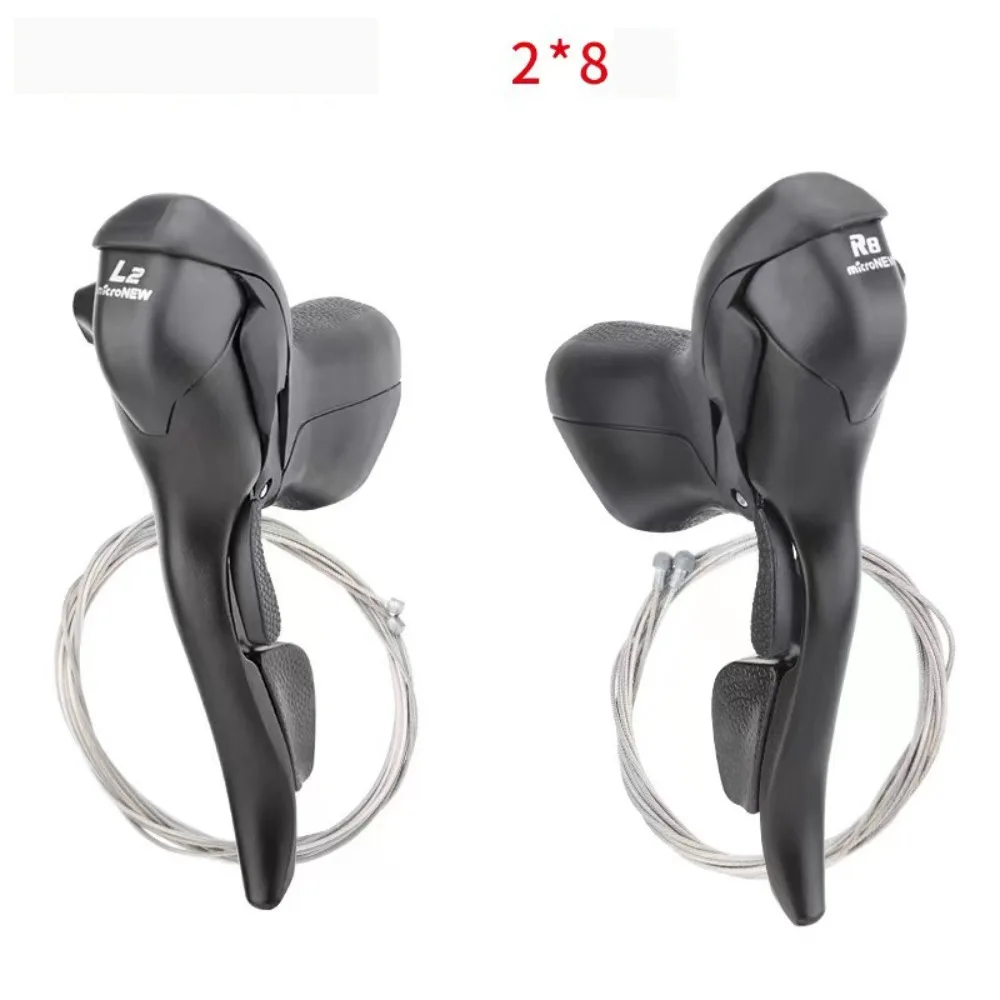 

2 3X7 8 9 10 11 Speed Shifter Set Finger Dial Dual Control Levers Conjoined DIP Derailleurs Speeds Gear Lever Brake Lever