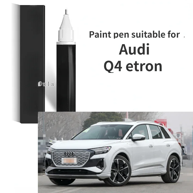 Paint Pen for Scratch Suitable for Audi Q4 Etron Glacier White Paint Scratch Repair Car Paint Fixer Starlight Blue  Q4 Etron