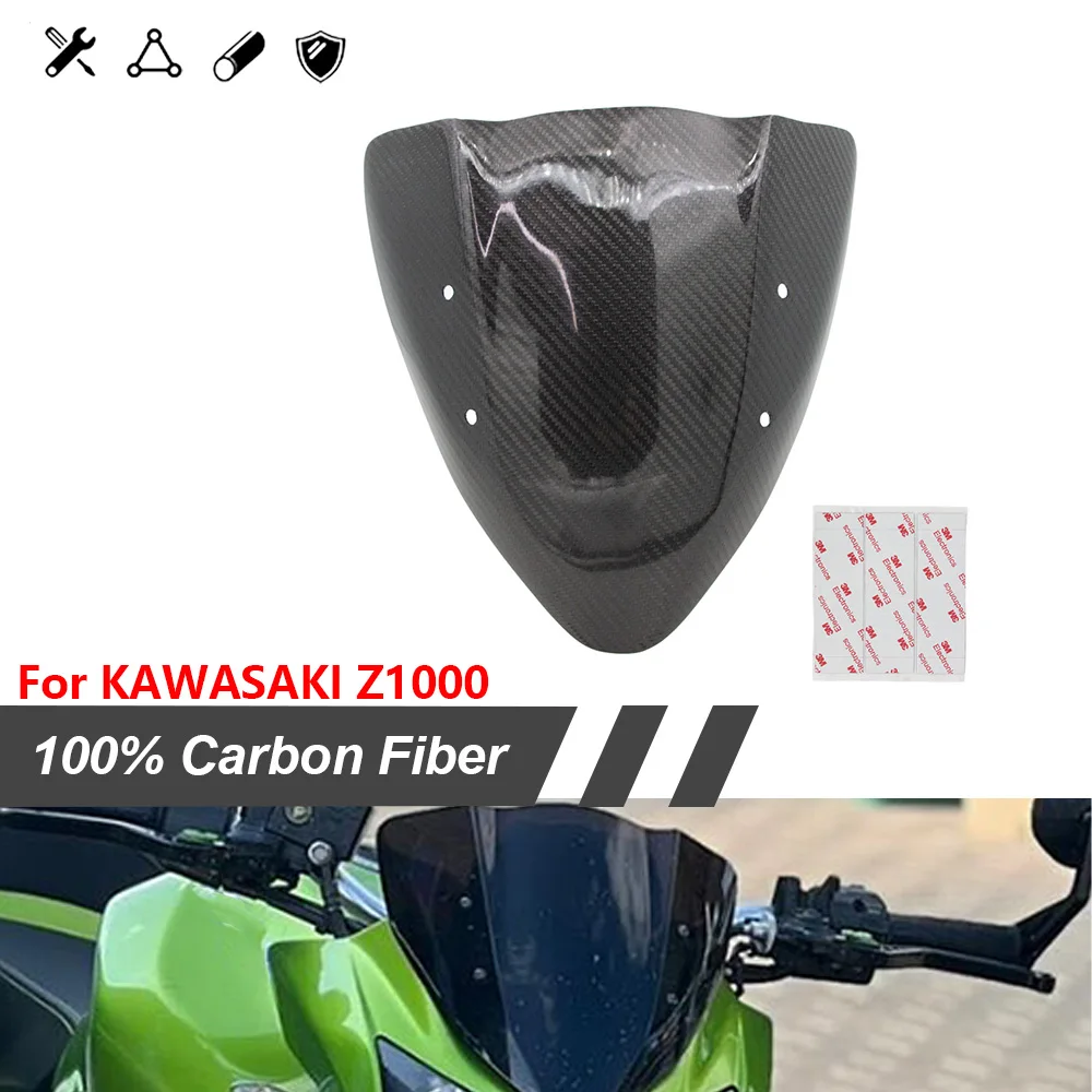 

Fit For Kawasaki Z1000 2003 2004 2005 2006 Motorcycle modified Carbon Fiber deflector front windshield Wind Accessories