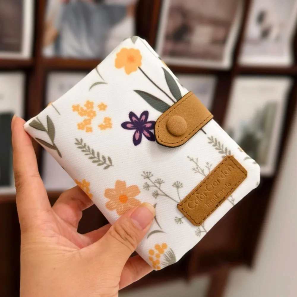 

Cute Zipper Hasp Short Wallet Leather-Capacity PU Money Bag Printing Card Holder Women Girl