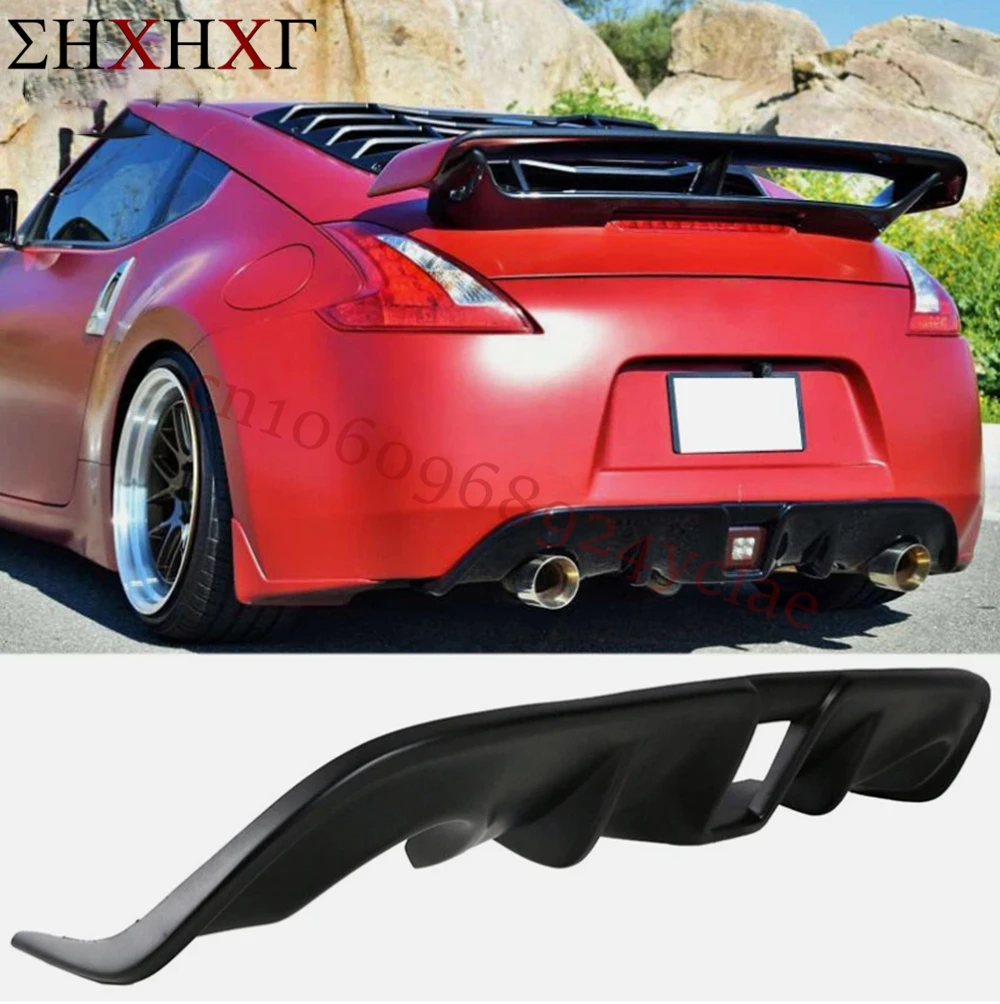 

FOR 09-20 Nissan 370z Rear Bumper Lip Diffuser Spoiler Carbon Fiber / FRP