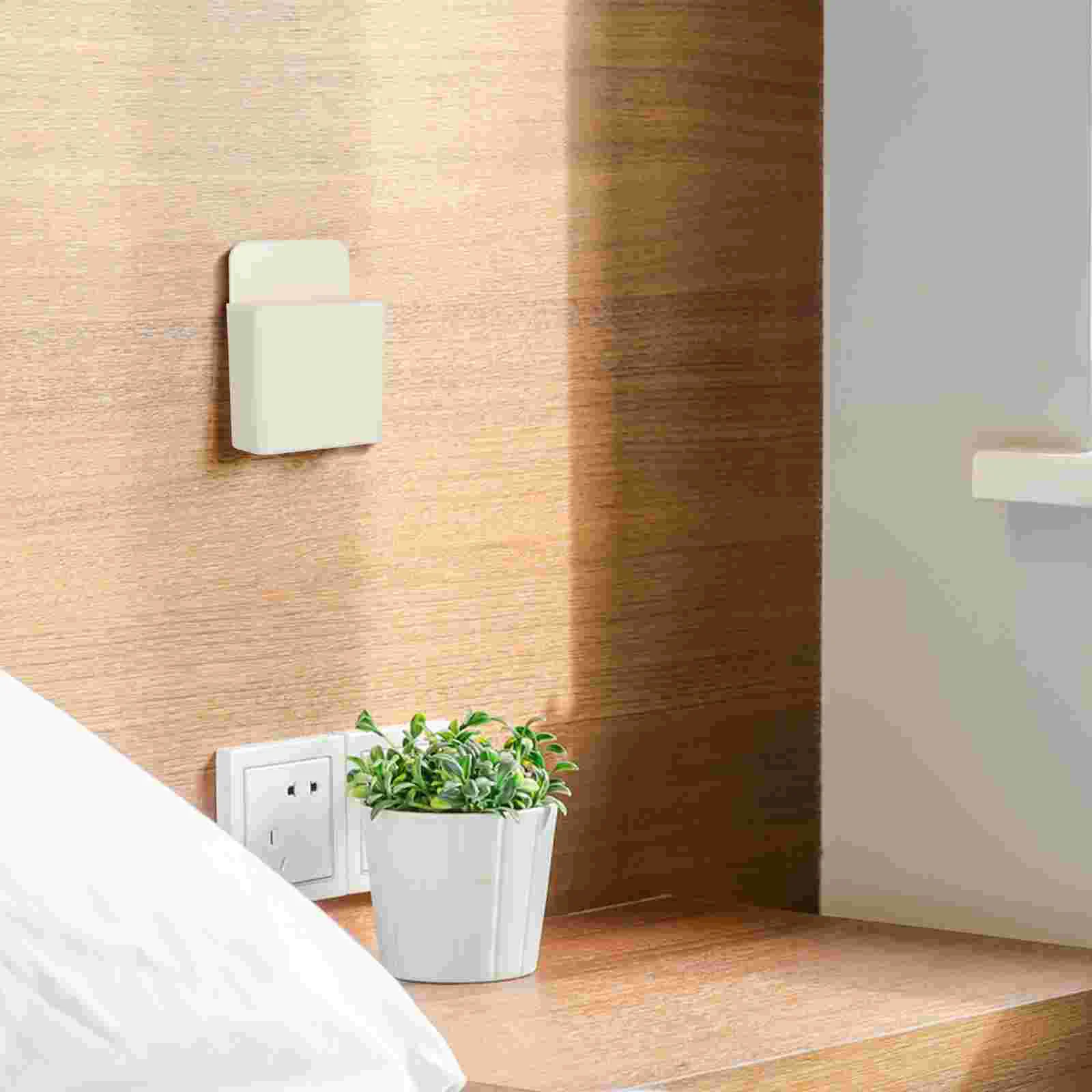 4 Pcs Mobile Phone Rack Pen Holder for Wall Remote Cell Stand Mounted Cellphone Wall-mounted Fan