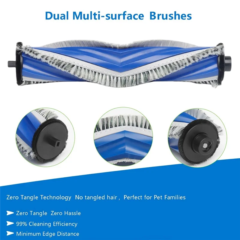 Parti per ECOVACS DEEBOT T30s Kit di accessori per aspirapolvere robot, sostituzione robot Spazzola laterale principale Filtri Mop Sacchetti per la polvere-CLIM