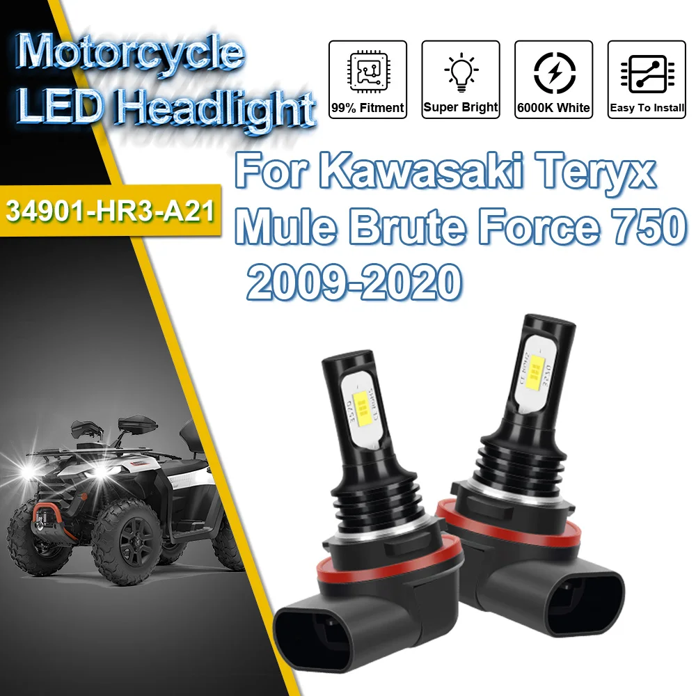 

Для Kawasaki Teryx Mule Brute Force 750 2009-2020 34901-HR3-A21 мотоциклетная дополнительная фара, вспомогательная лампа слева или справа