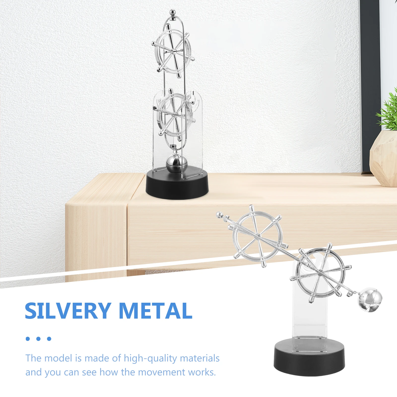 

1pc Creative 3D Ornament Desktop Perpetual Motion Model Educational Toy Astronomy Gift for Kids Home Office