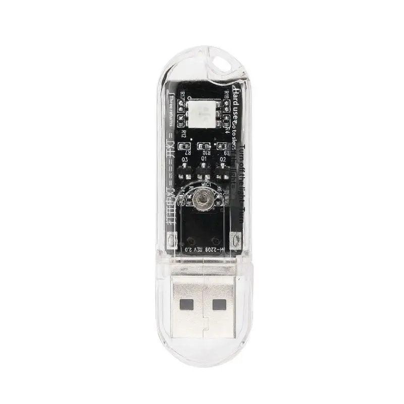 AI Voice-controlled USB Sound-activated LED Night Light/bedside Sleep Light
