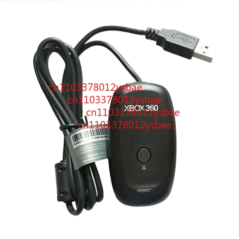 محول استقبال ألعاب وحدة التحكم اللاسلكية للكمبيوتر الشخصي لجهاز Microsoft XBOX 360-أسود/أبيض #4