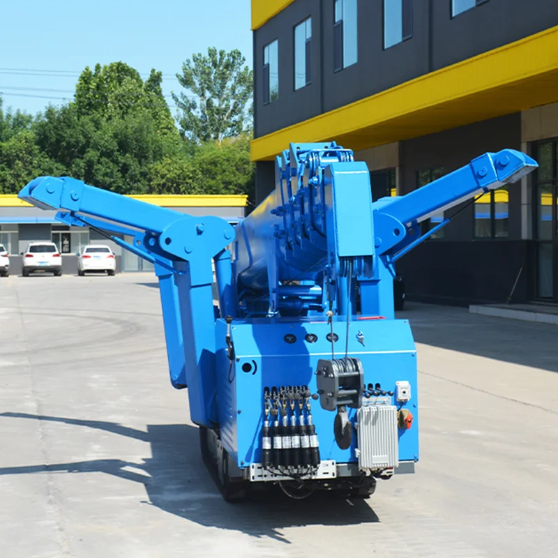 3T Spider Crane With Optional Lifting Height For Sale 9 Meters Ground Lift Mini Spider Crawler