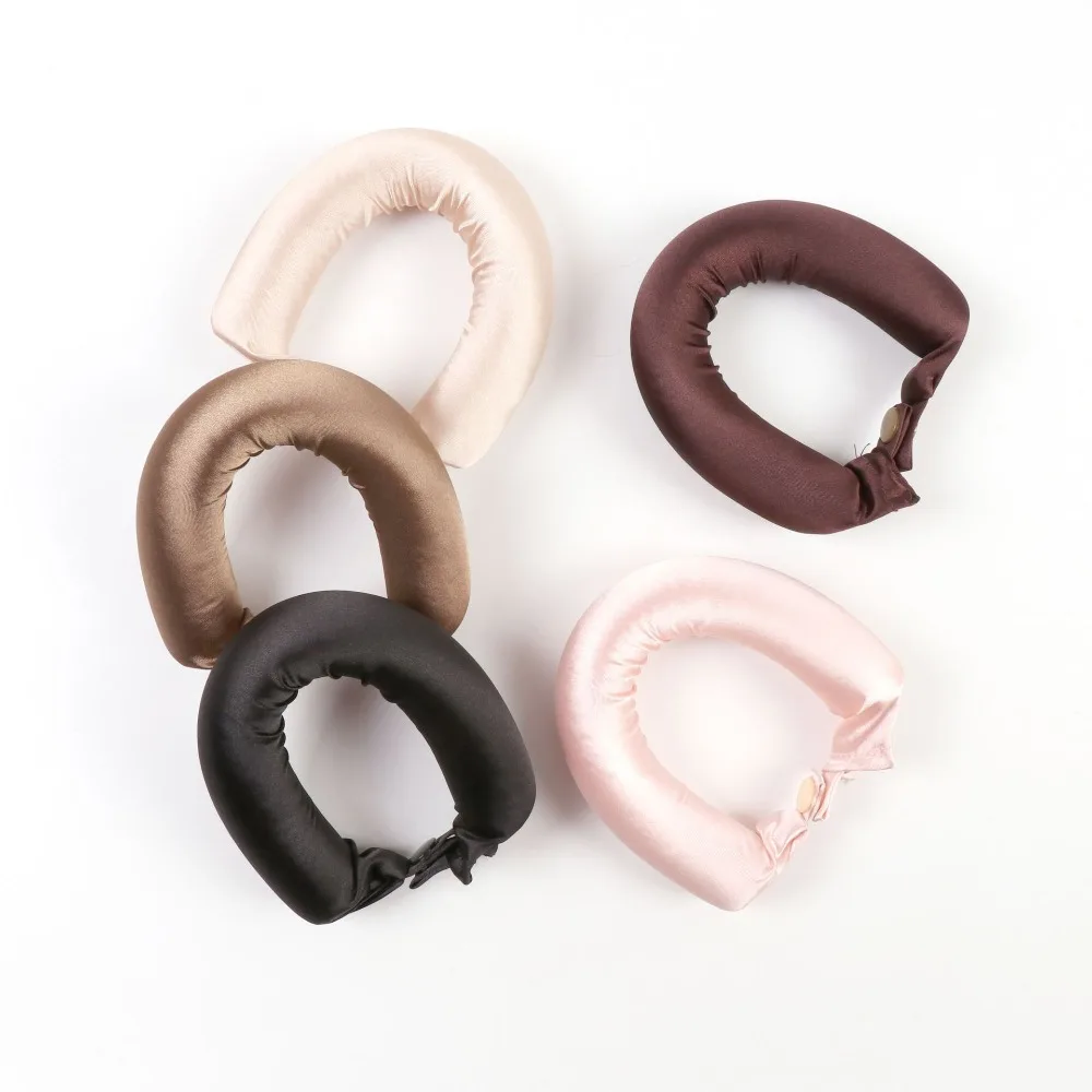 3/4Pcs Flexible No Heat Hair Curlers Headband Heatless Overnight Hair Rollers Silk Curls 3cm Thick Curling Headband Women