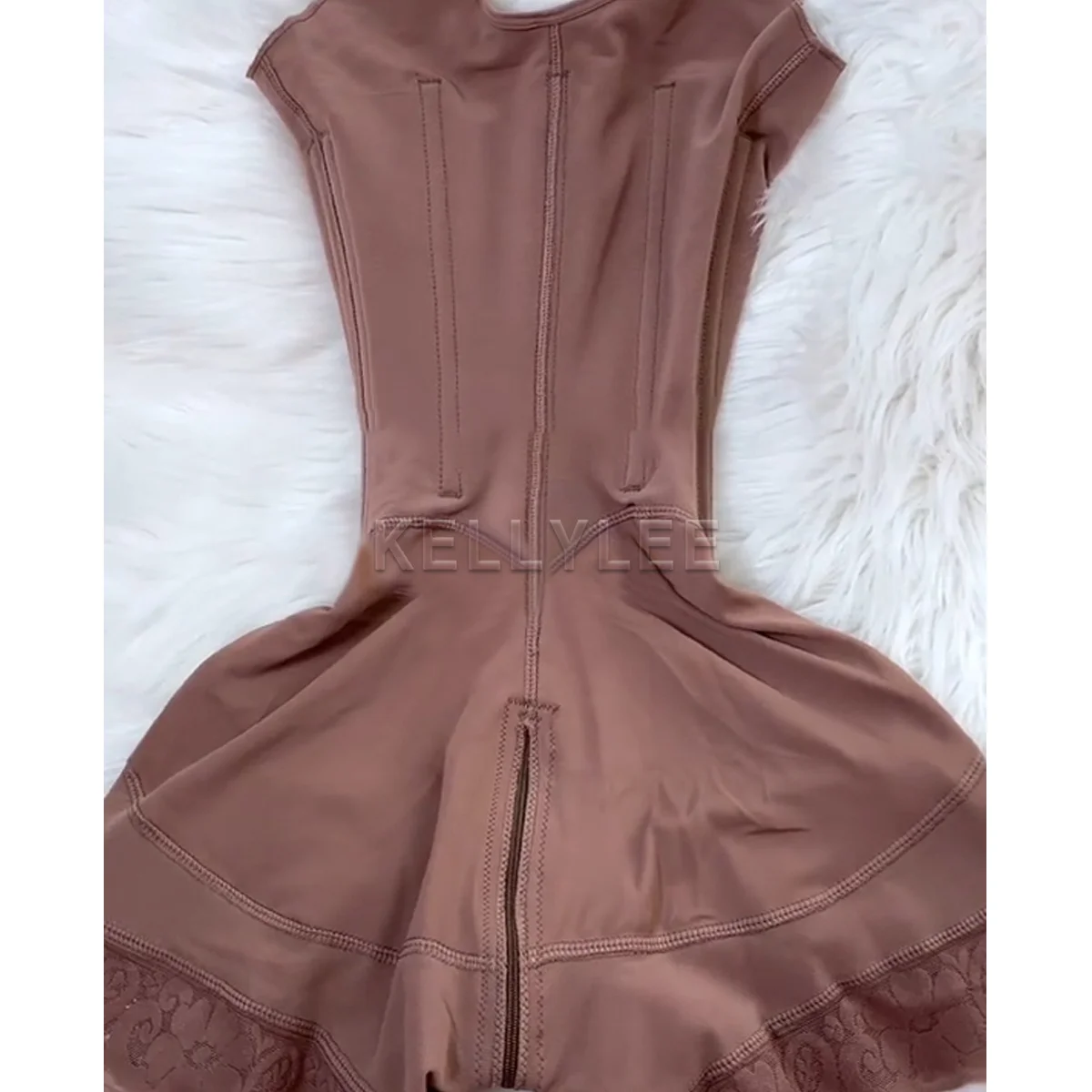 

Women's Compressing Sleeveless Jumpsuits Front Breasted Postpartum Body Shaper with Bra Ladies Stretchy Full Body Shapewear 2026