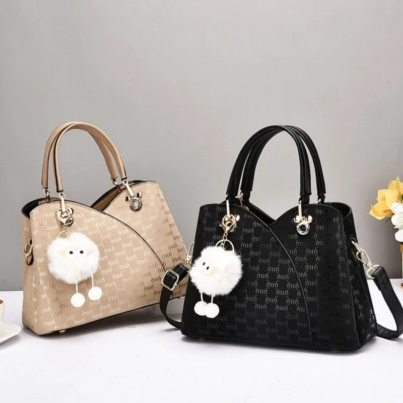 スタイリッシュで広々としたデザイナーおむつバッグ-女性用-高級レザートート-大容量-エレガントなクロスボディハンドバッグ-必需品用