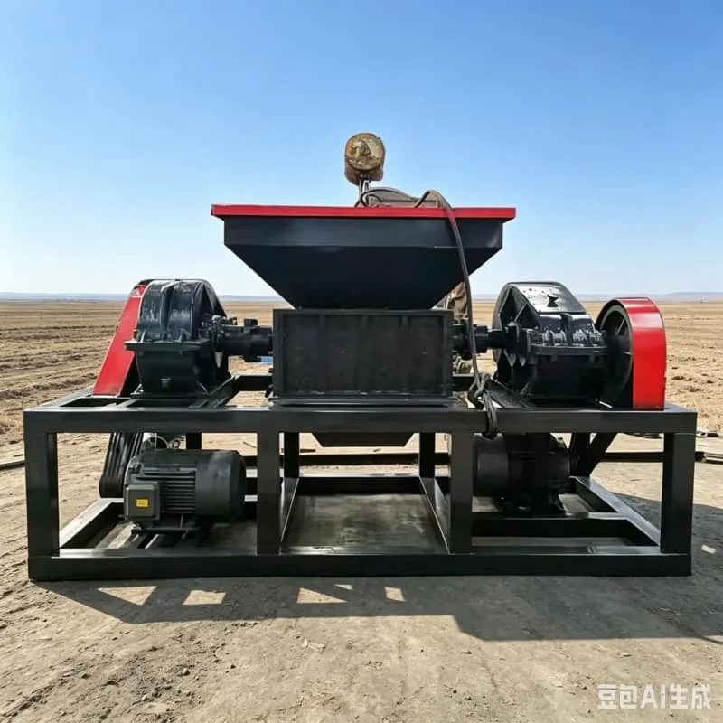 Twin Shaft Tire Shredder Overload Protection Rubber Waste Processing Machine Stable Tyre Recycling Equipment Customized Program
