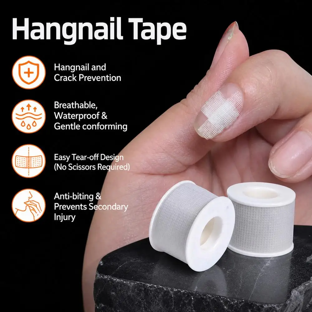 Musicians Finger Tape, Soft Finger Adhesive Tape Roll Breathable Adhesive, Guitar Tape for Fingers Protector Nail Picks Wrap