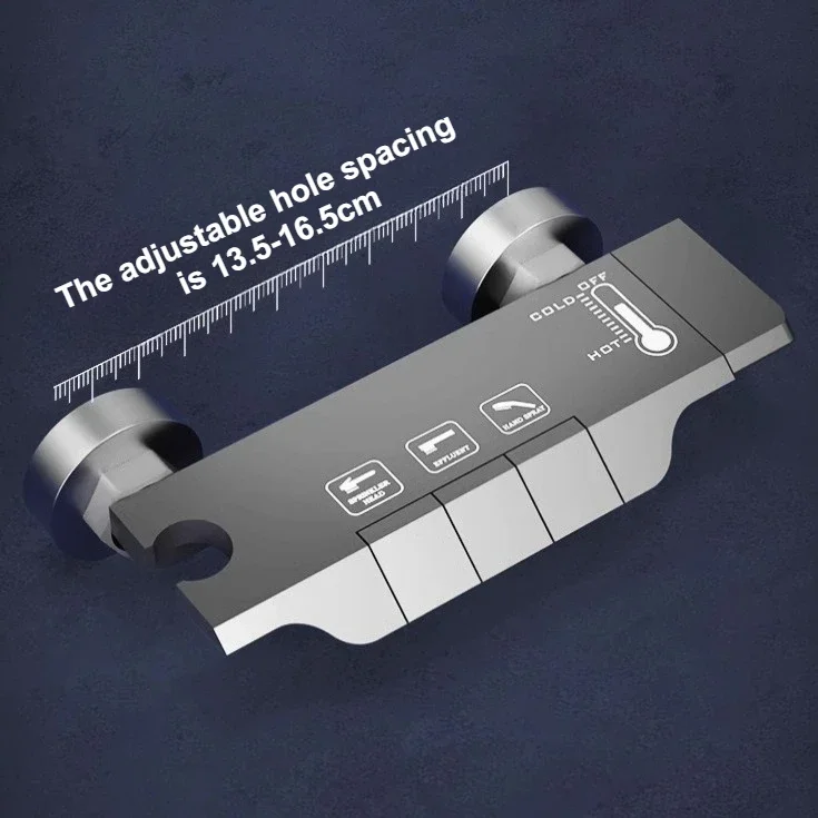 

Shower Accessories Gun Gray Mixer Valve Shower Head Set No Top Spray Cold and Hot Bathroom Faucet Household Shower Faucets