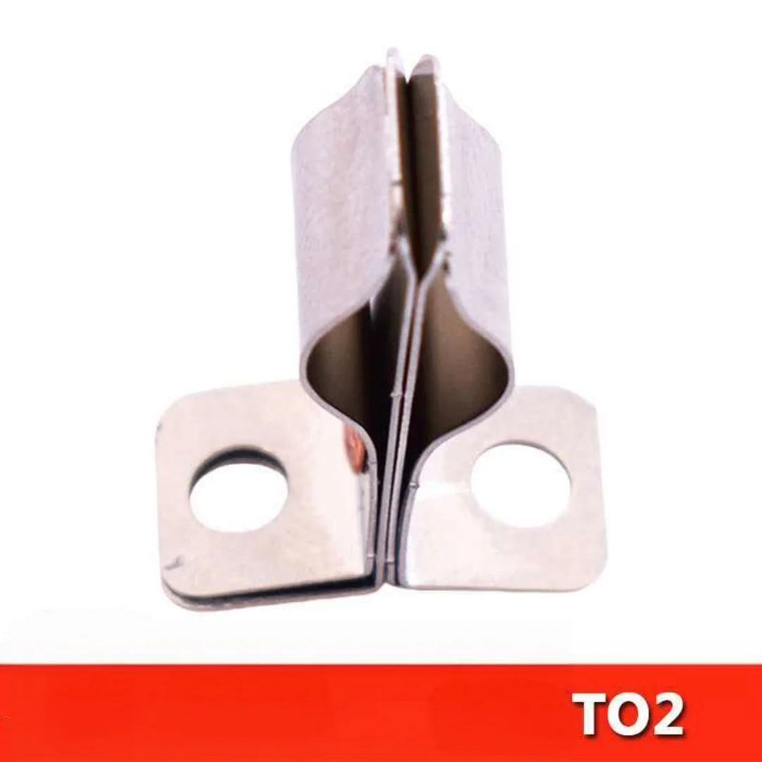 1pc TO2 axial diode aging test seat IC chip burning seat fixture socket downward pressure metal high temperature resistance
