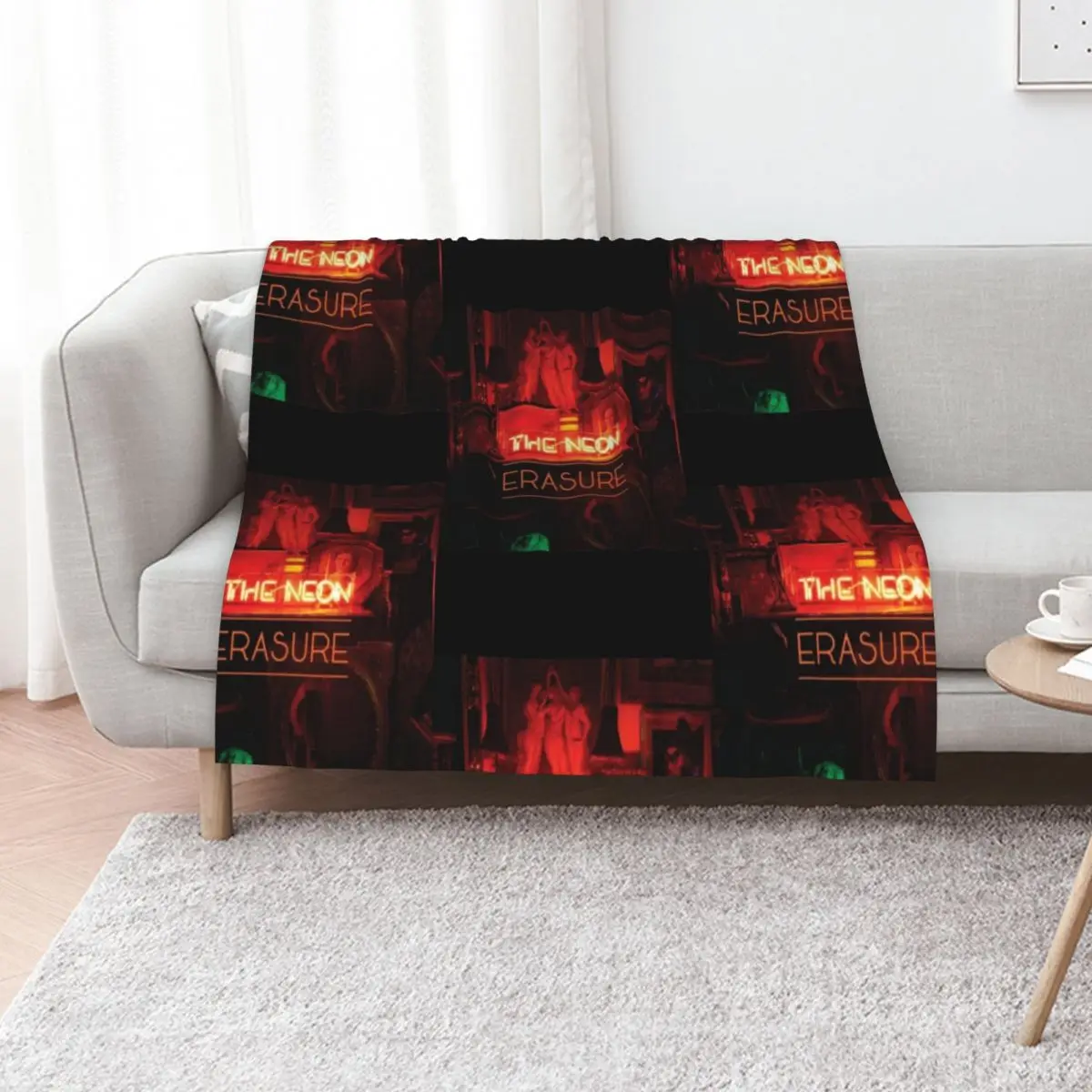 Erasure The Neon 2020-2021 Tour Album Concert Throw Blanket Elegant Warm Throw Blanket for Hotel Home