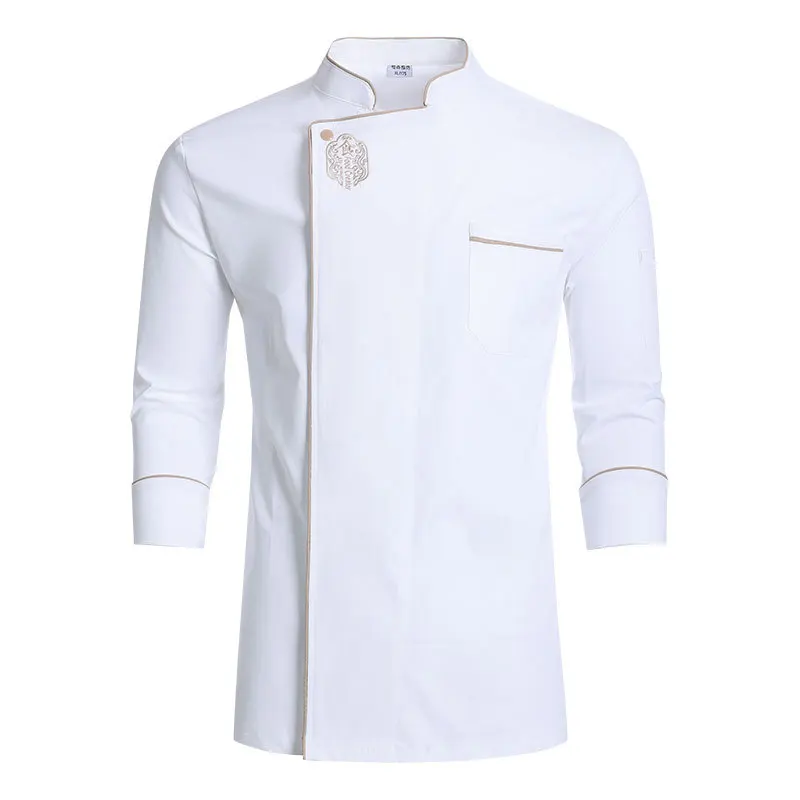 Manteau de Chef à manches longues pour hommes et femmes, nouveau Style, veste de cuisinier élastique pour cuisinières de Restaurant et cantines