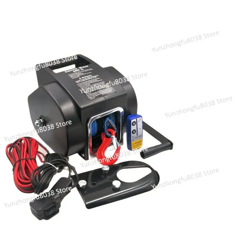 

12V 5000 Lbs 500W SUV Wireless Electric Marine Portable Self-rescue Hoisting Portable Car and Boat Winch