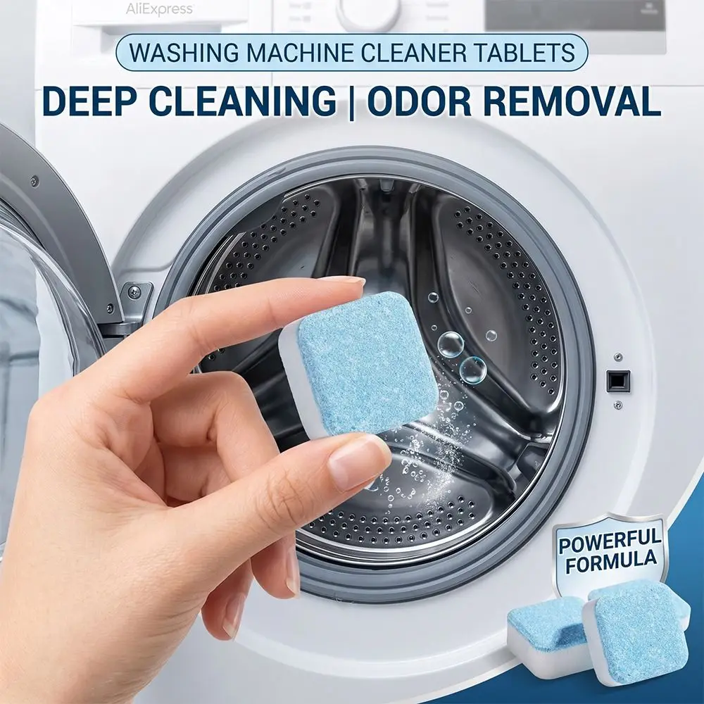 10PCS Decontamination Washing Machine Cleaner Removes Dirt and Grime Powerful Toilet Detergent Multi-Purpose Cleaner