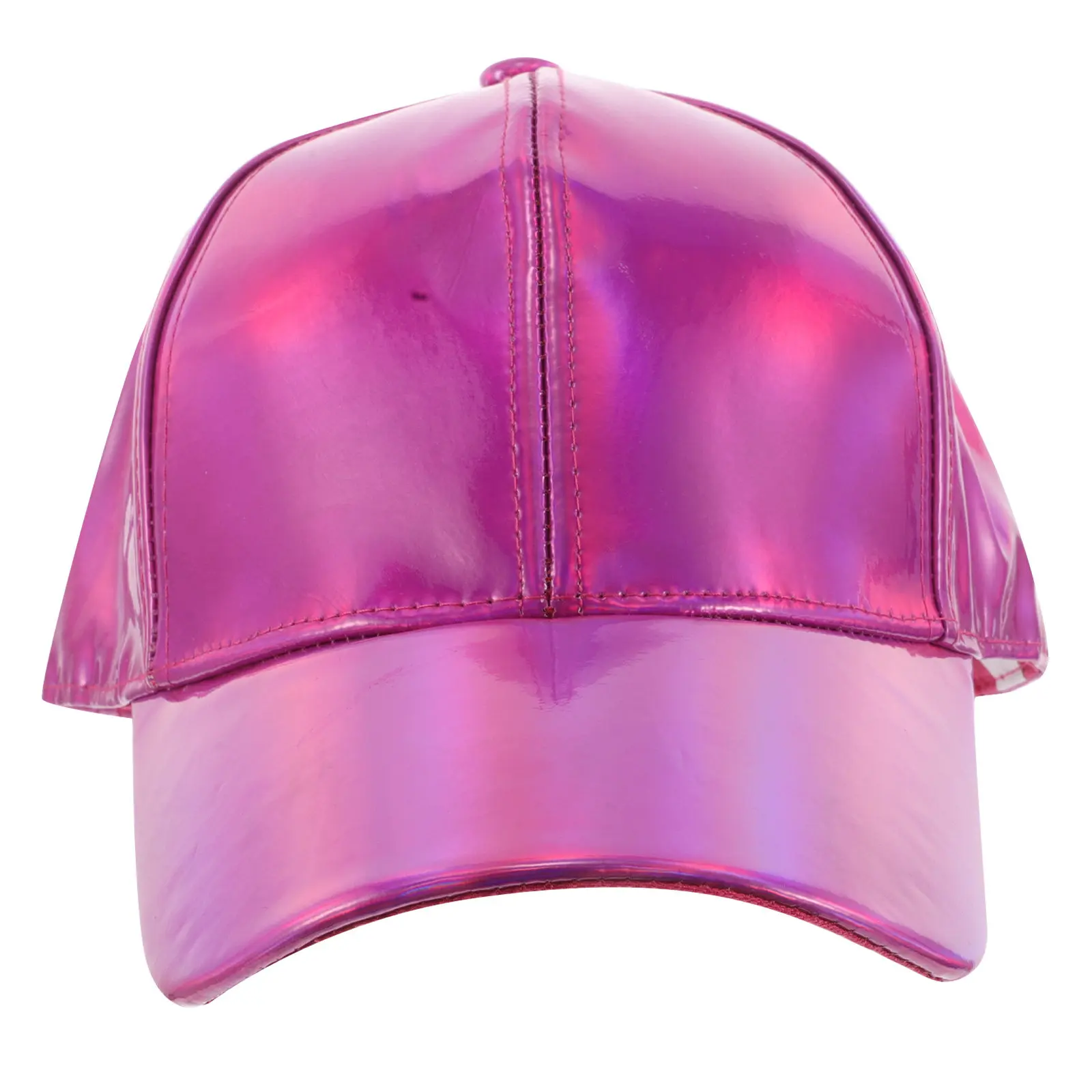

Fashionable Adjustable Metallic Baseball Breathable Lightweight Outdoor Sports Sun Hat For Men Cycling Running Hot Weather Plain