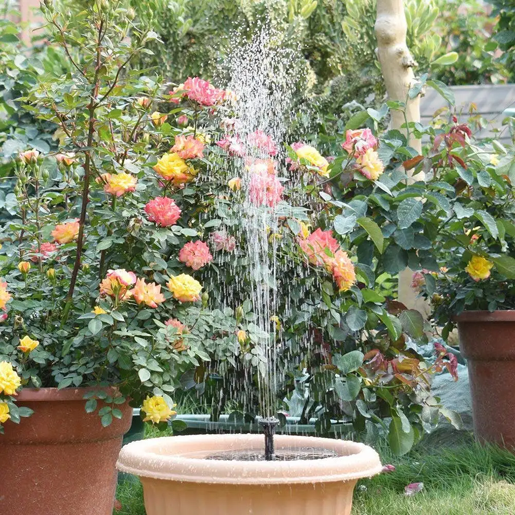 

Solar Powered Submersible Water Pump No Battery Needed High Efficiency Stable Performance for Aquarium Fountain Pool Garden Pond